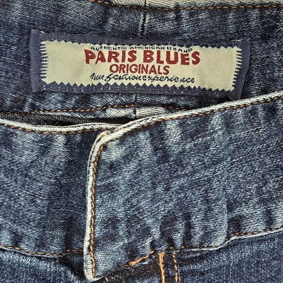 Paris Blues Y2K Low Rise Hip Hugging Flare Denim Jeans size 5 - Picture 5 of 6